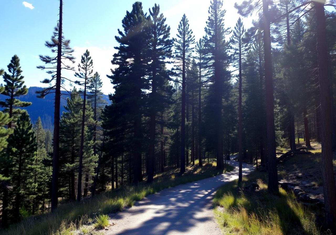 Mickelson Trail through the Hill City pines